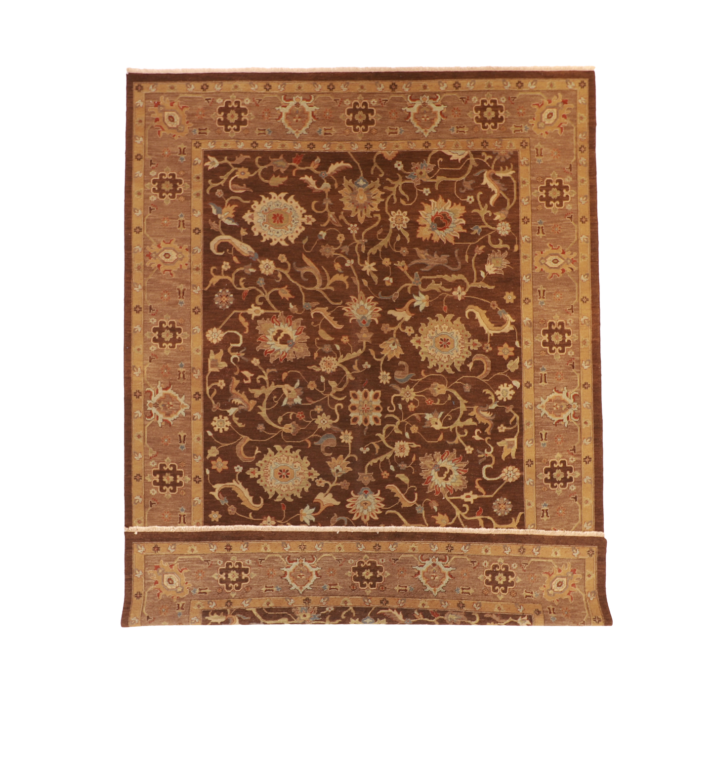 W 10 L 13.7 Shah Abbas 100% Wool Hand-Woven - 57840