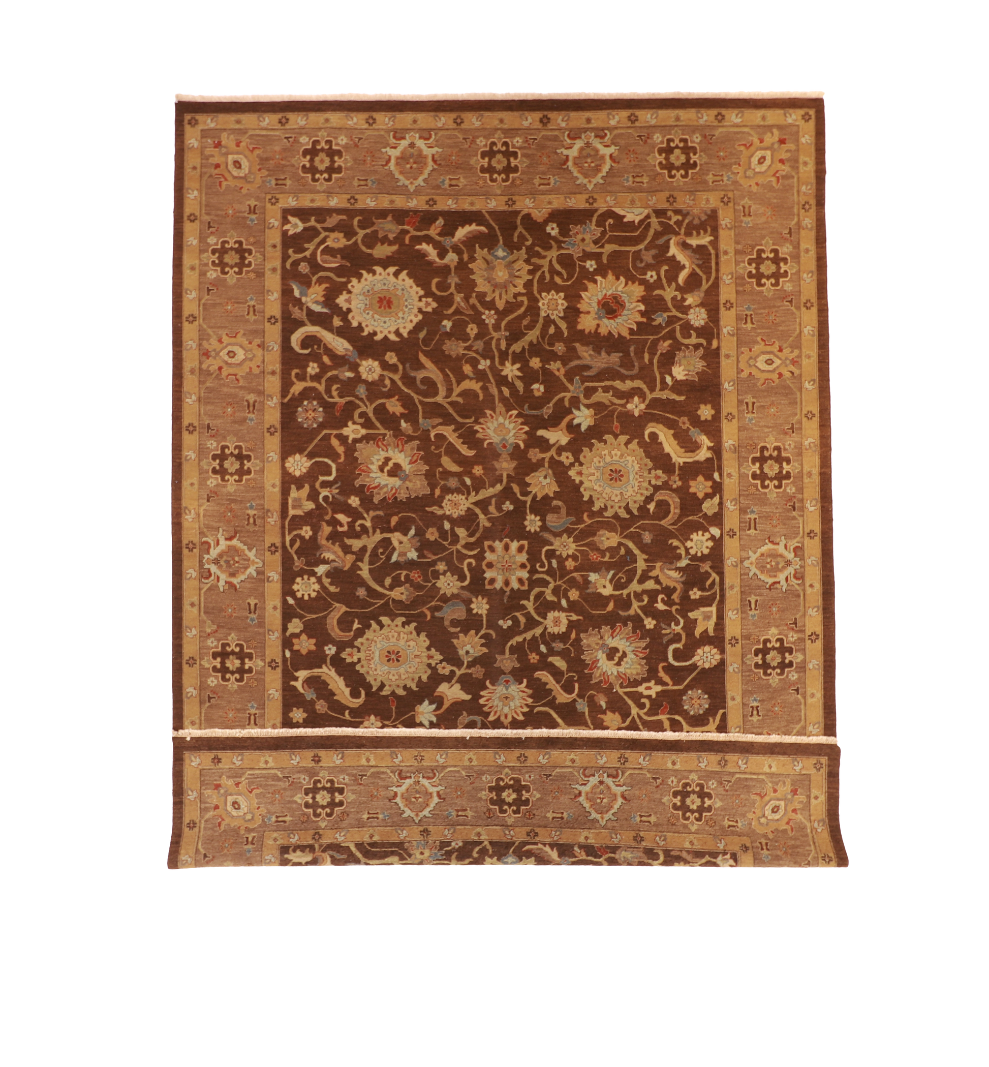 W 10 L 13.7 Shah Abbas 100% Wool Hand-Woven - 57840