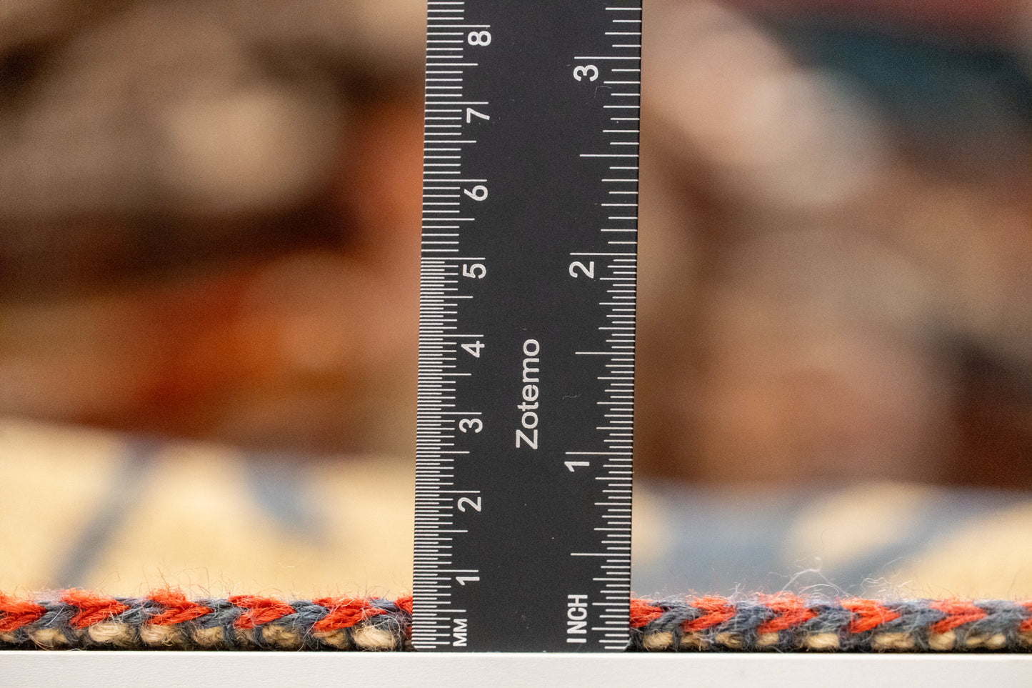 W 6.4 L 9.5 Kilim 100% Wool Hand-Woven All-Over Design - 57972