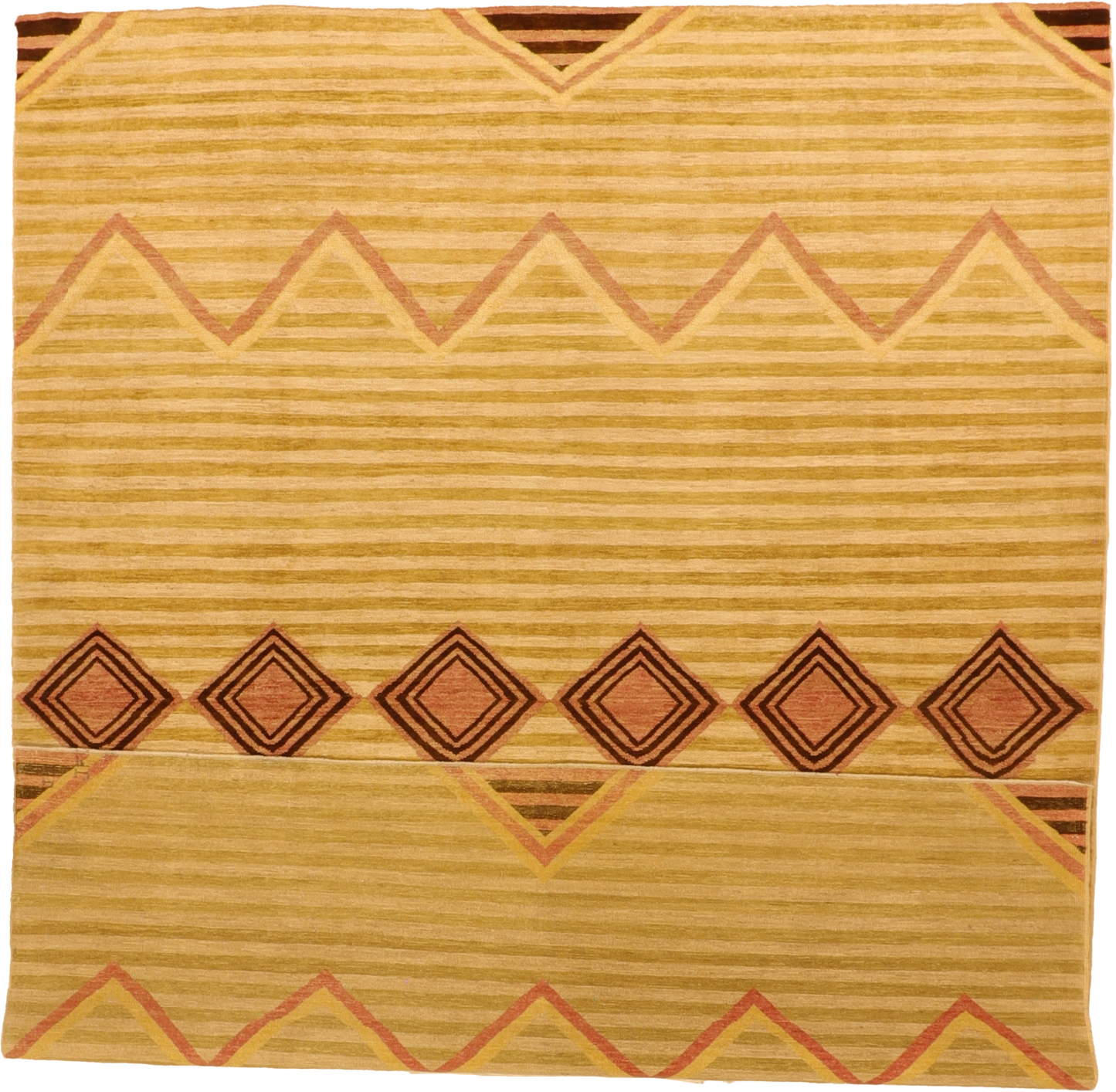 8x10 - Modern Fine/Wool All Over Rectangle - Hand Knotted Rug — 57995