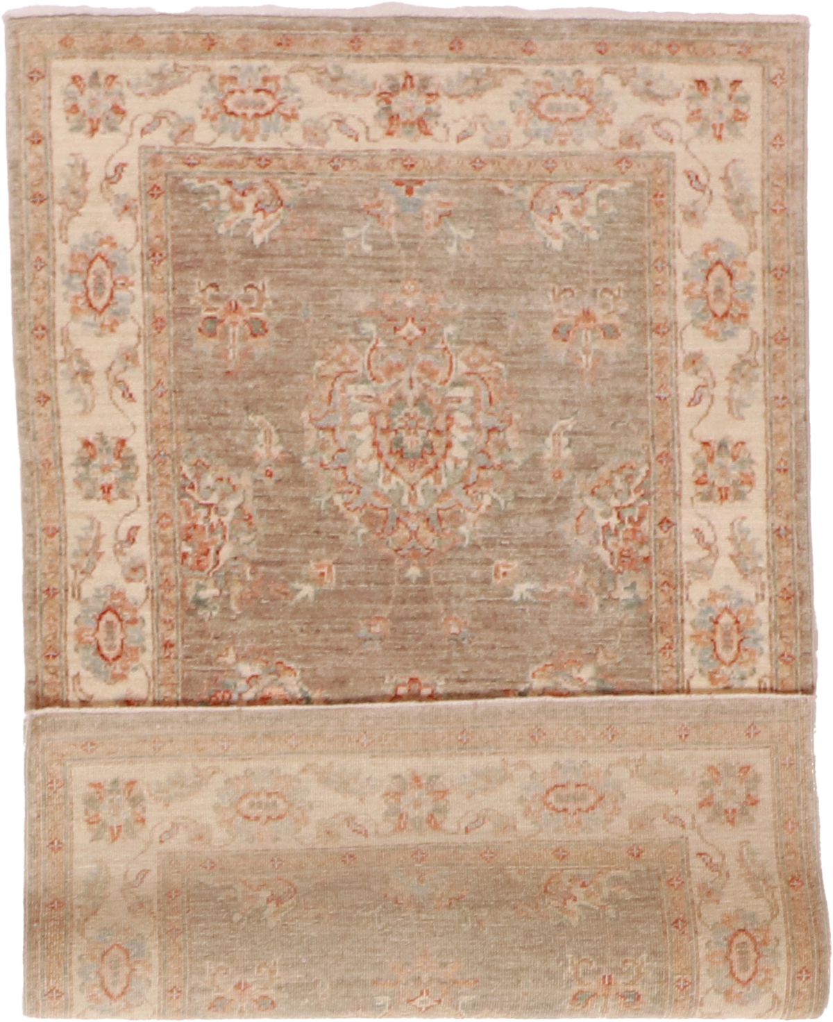 W 3 L 5 Qum 100% Wool Hand-Woven All-Over Design - 58087