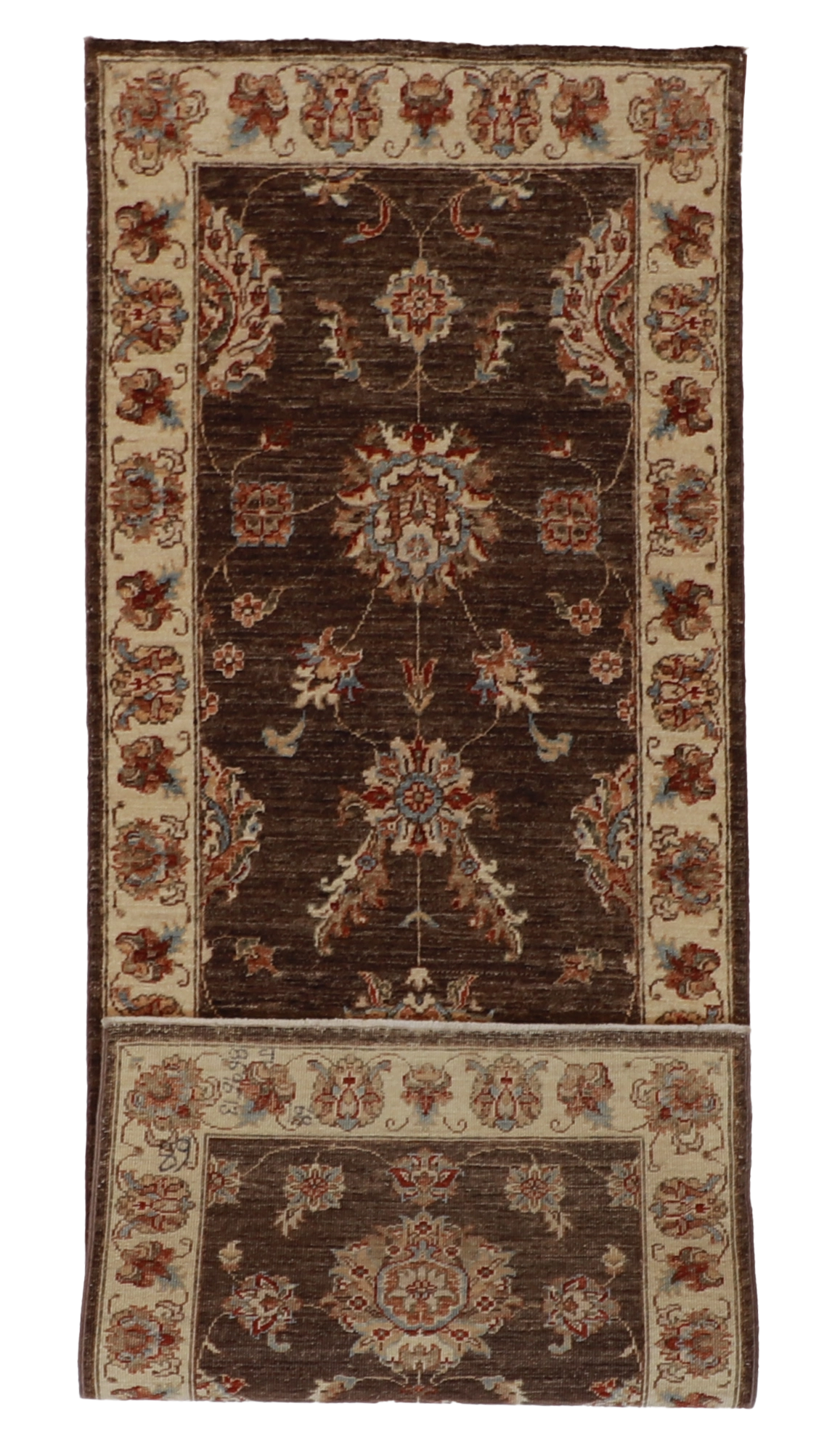 W 2.6 - L 6.6 - Shiraz Fine/Wool All Over Rectangle - Finest Hand-Knotted Quality Wool - 58093