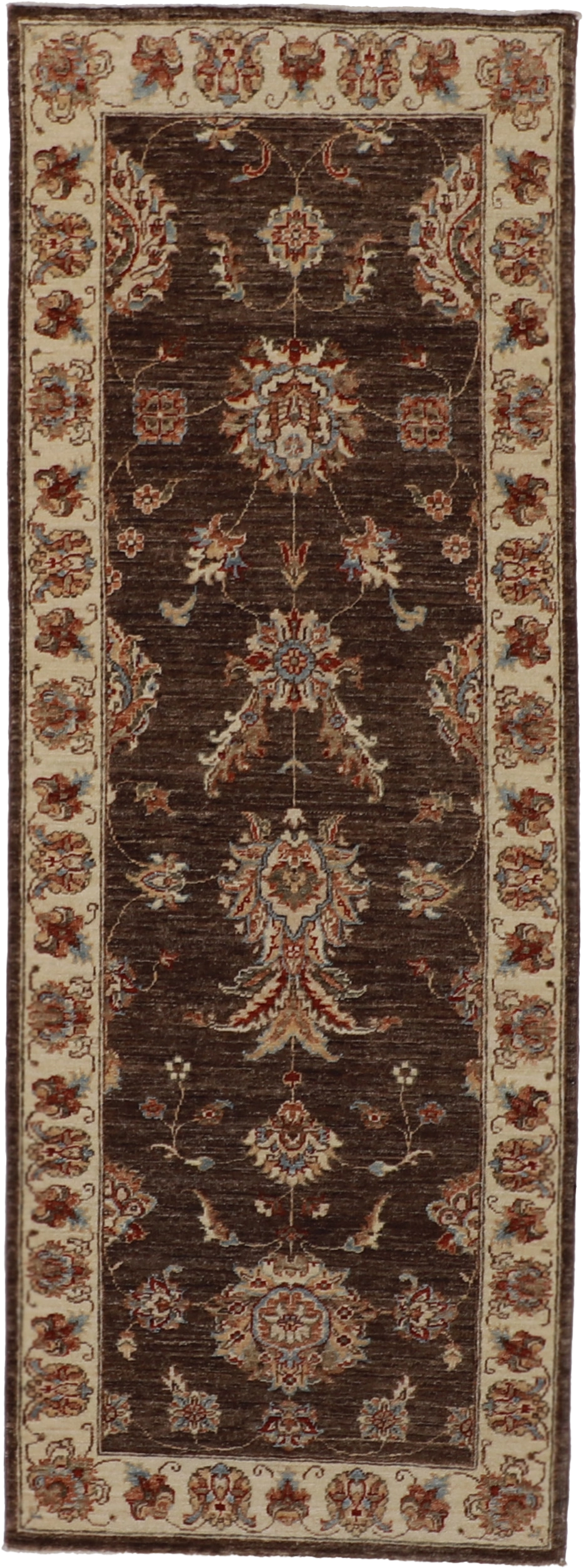 W 2.6 - L 6.6 - Shiraz Fine/Wool All Over Rectangle - Finest Hand-Knotted Quality Wool - 58093