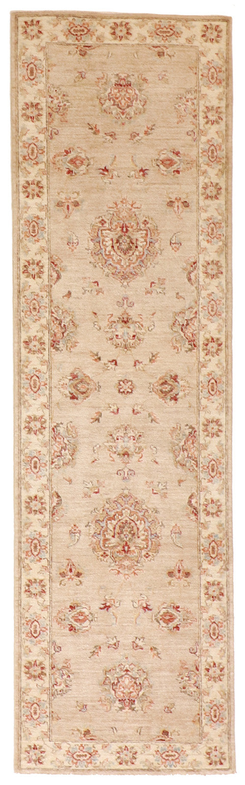 W 2.6 L 8.6 Ahar Runner 100% Wool Handmade Pakistan All Over Design - 58183