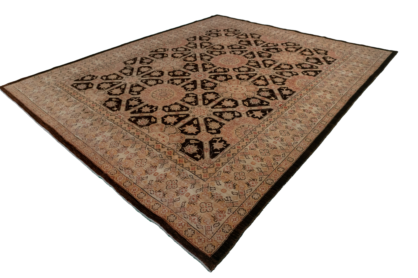 W 8 L 9.8 Haj Jalili 100% Wool Hand-Woven All-Over Design - 58190