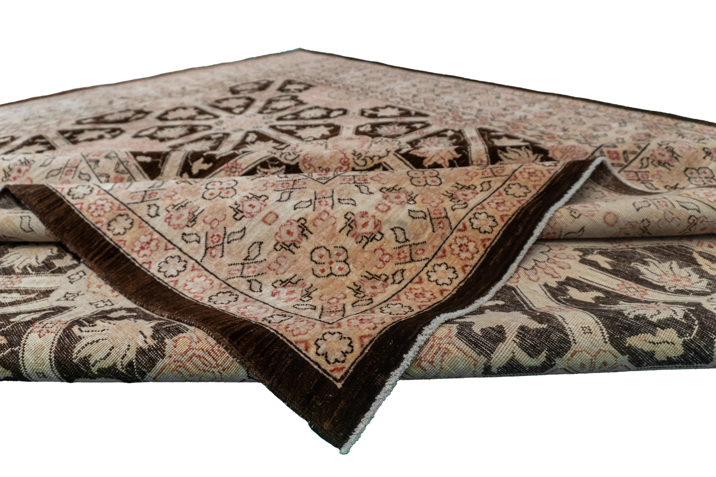 W 8 L 9.8 Haj Jalili 100% Wool Hand-Woven All-Over Design - 58190