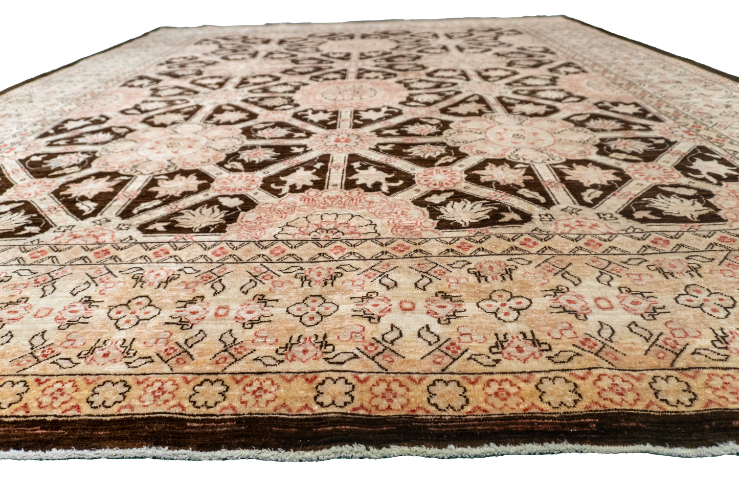 W 8 L 9.8 Haj Jalili 100% Wool Hand-Woven All-Over Design - 58190