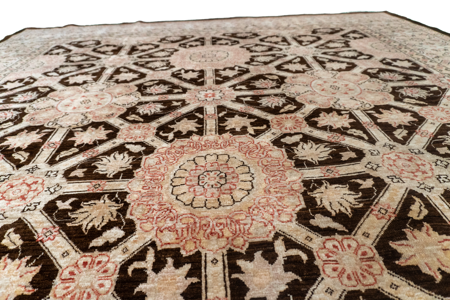 W 8 L 9.8 Haj Jalili 100% Wool Hand-Woven All-Over Design - 58190