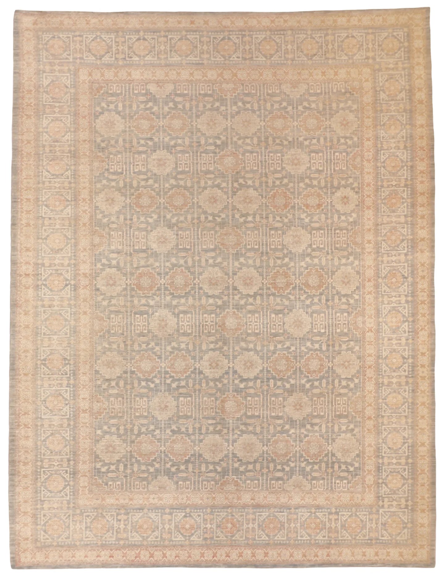 10.2 x 13.4 - Zeigler Wool Traditional Rectangle - Finest Hand-Knotted Quality Wool — 58192