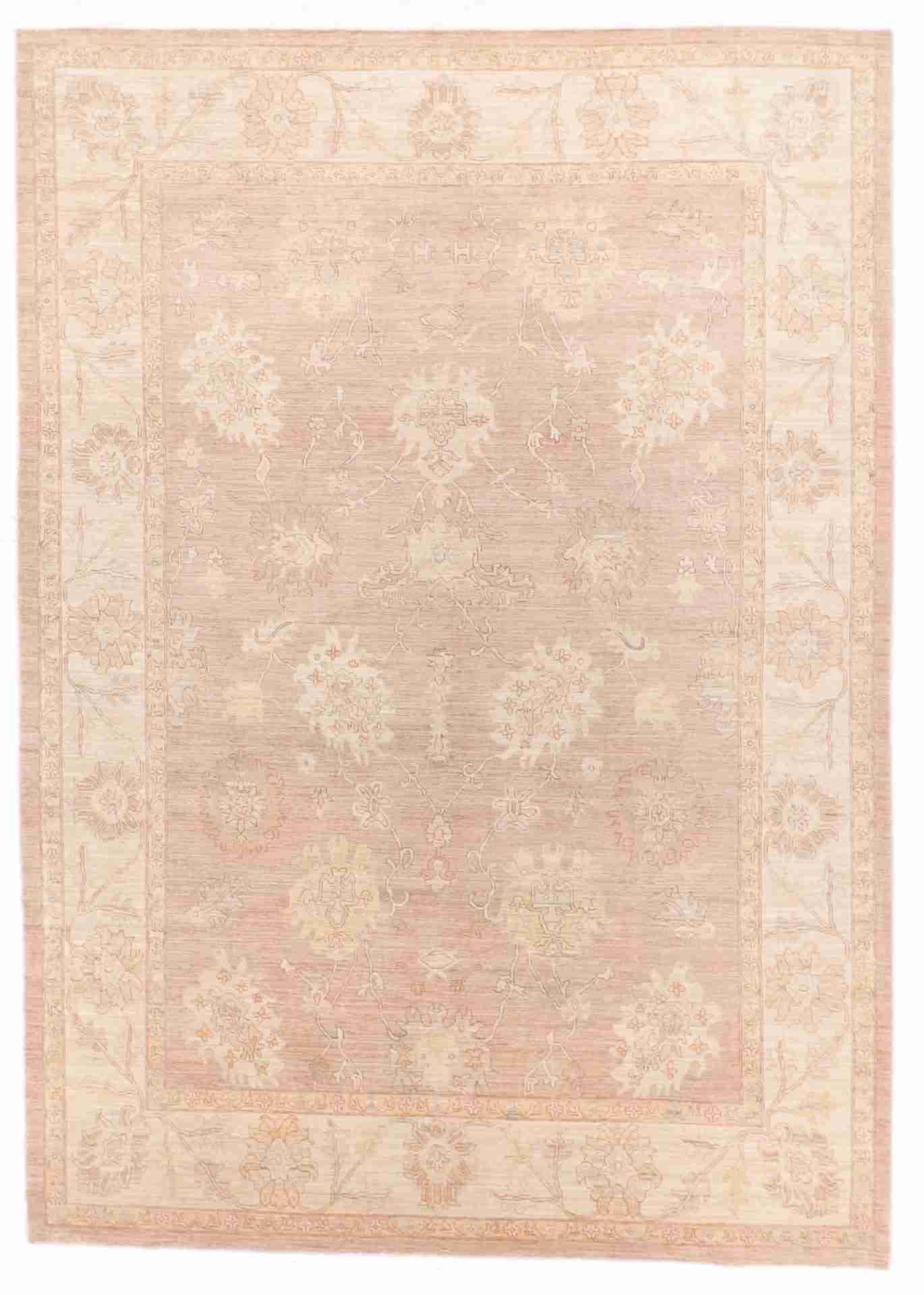 W 9 - L 12.6 - Isfahan Fine All Over Rectangle - Hand Woven Rug - 58215