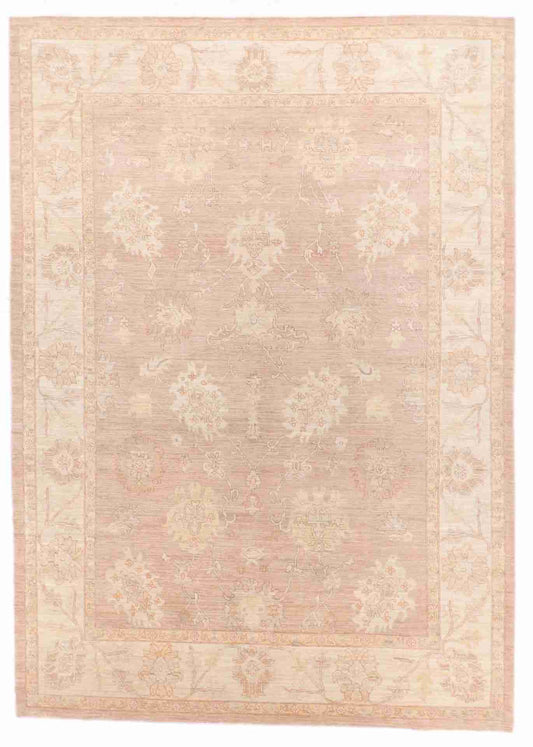 W 9 - L 12.6 - Isfahan Fine All Over Rectangle - Hand Woven Rug - 58215