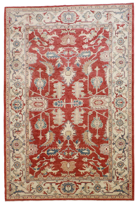 6x9 - Bakhtiarie Wool All Over Rectangle - Hand Knotted Rug — 58241