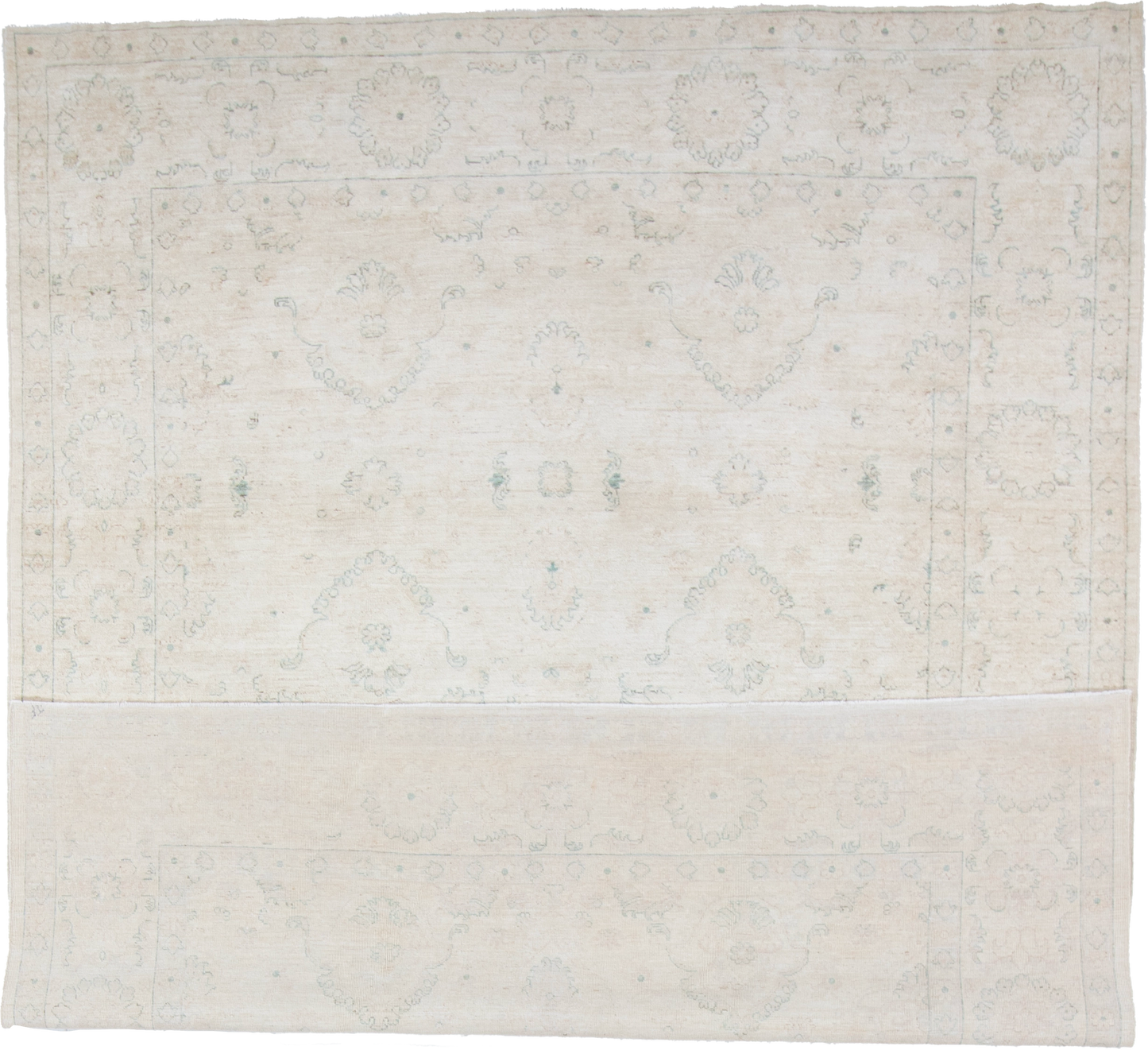 W 8 L 9.8 Bakhtiarie 100% Wool Hand-Woven All-Over Design - 58247