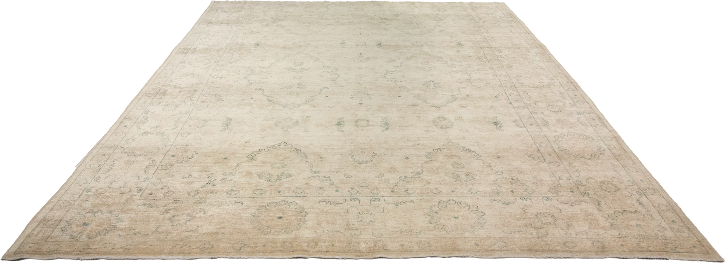 W 8 L 9.8 Bakhtiarie 100% Wool Hand-Woven All-Over Design - 58247