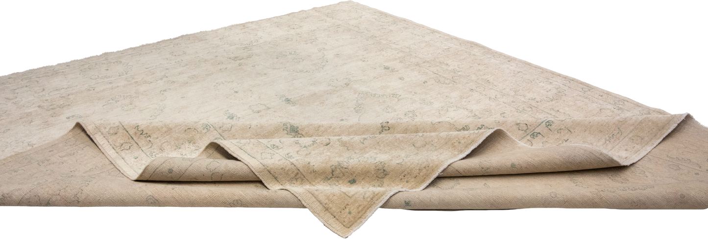 W 8 L 9.8 Bakhtiarie 100% Wool Hand-Woven All-Over Design - 58247