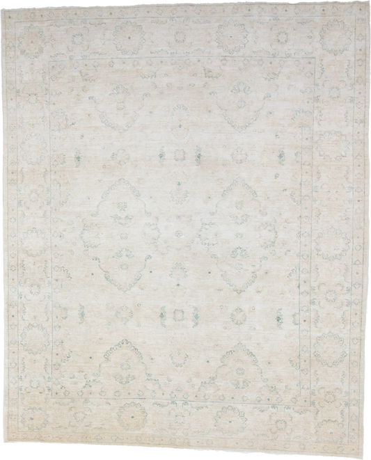 W 8 L 9.8 Bakhtiarie 100% Wool Hand-Woven All-Over Design - 58247