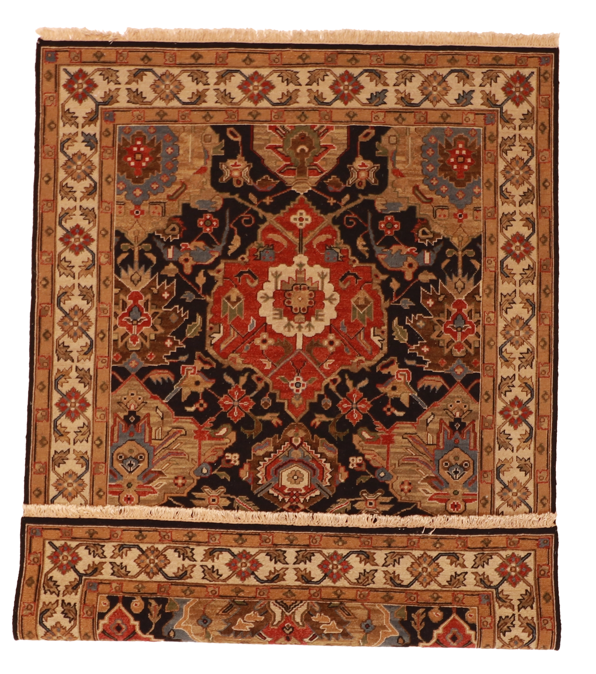 W 5 L 6.10 Sumak 100% Wool Hand-Woven All-Over Design - 58372