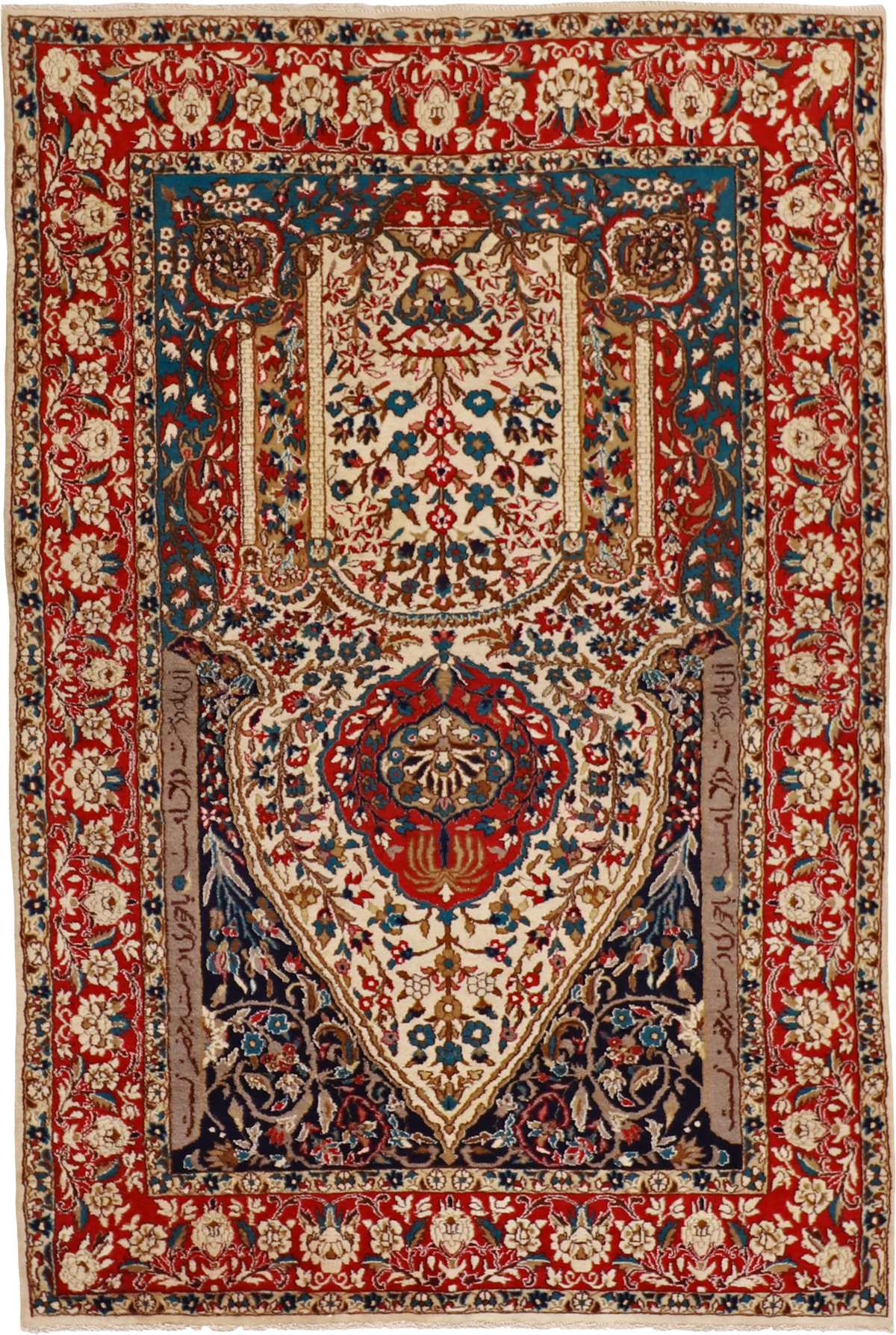 W 4 L 5.11 Tree Of Life 100% Wool Hand-Woven Rug - 58430