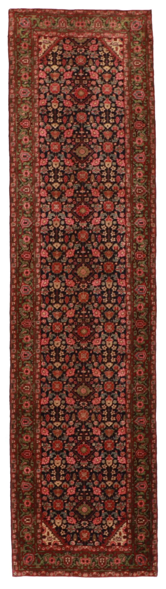 3.1 x 12 - Malayer Fine All Over Rectangle - Finest Hand-Knotted Quality Wool - 58733