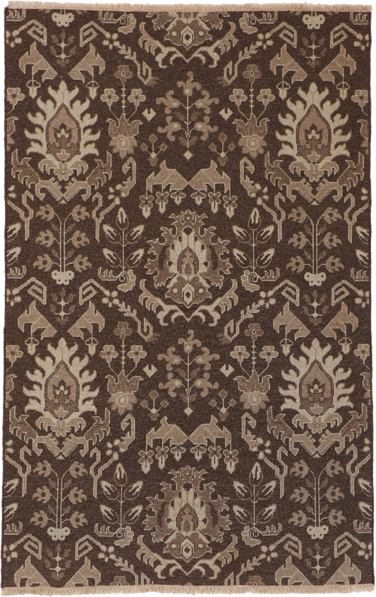 W 3.10 L 6.1 Tabriz 100% Wool Hand-Woven All-Over Design - 58751