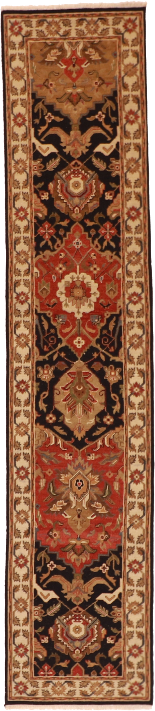 W 2.6 - L 11.11 Gashgaie Sumak 100% Wool Hand-Woven Runner - 58762