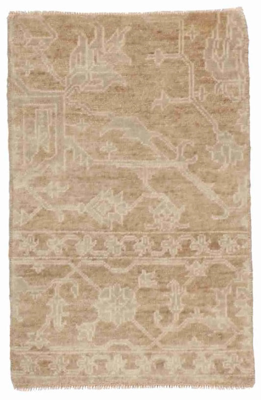 W 2 - L 3 - Serapie Fine/Wool All Over Rectangle - Finest Hand-Knotted Quality Wool - 58849