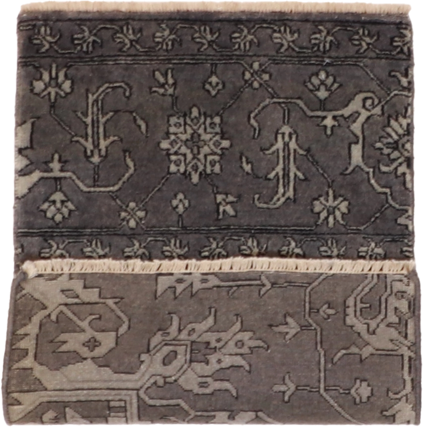 W 2 - L 3 - Transitional Wool All Over Rectangle - Finest Hand-Woven Quality Wool - 58850
