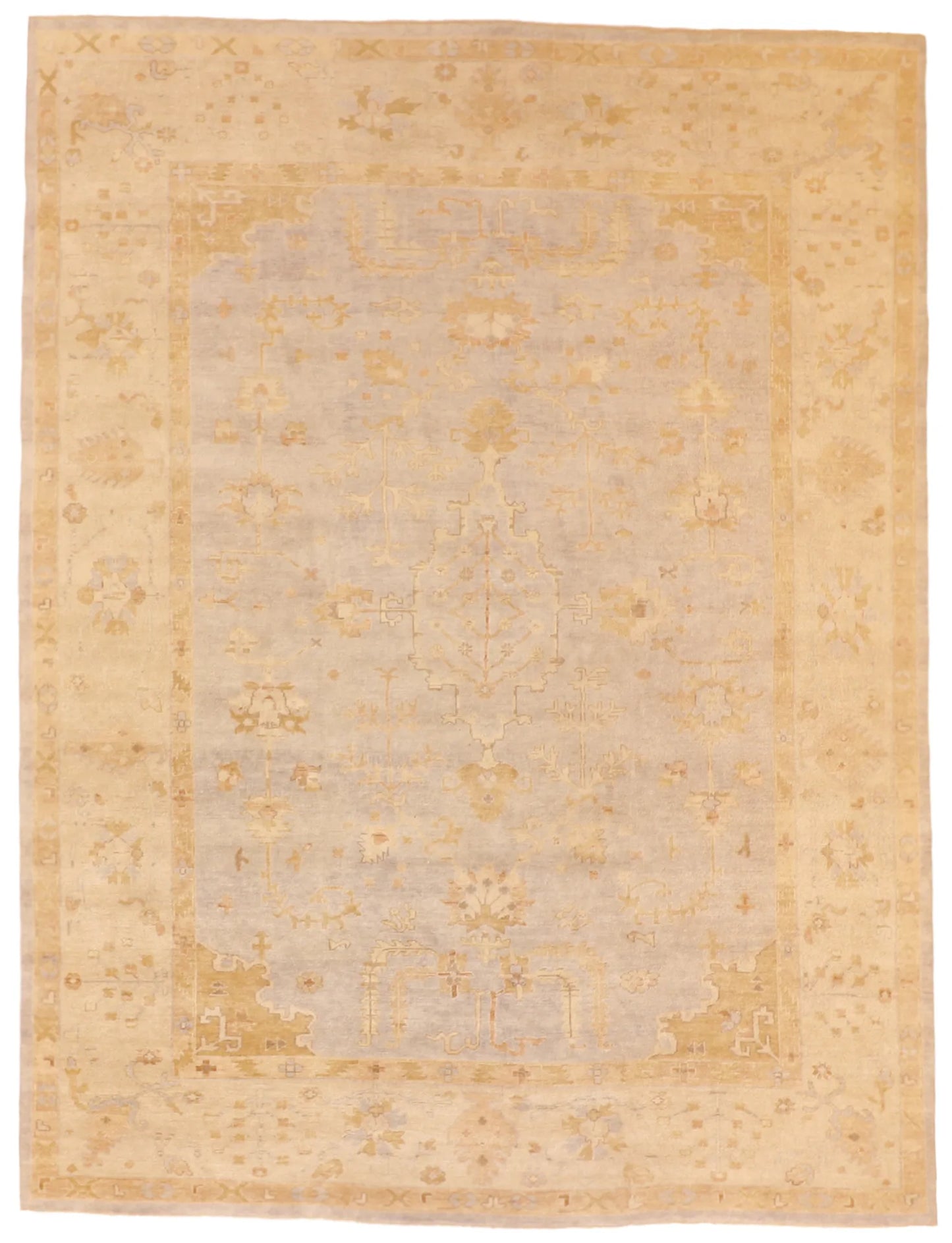 W 9 - L 12 - Serapie Wool Transitional Rectangle - Hand Woven Rug - 58858