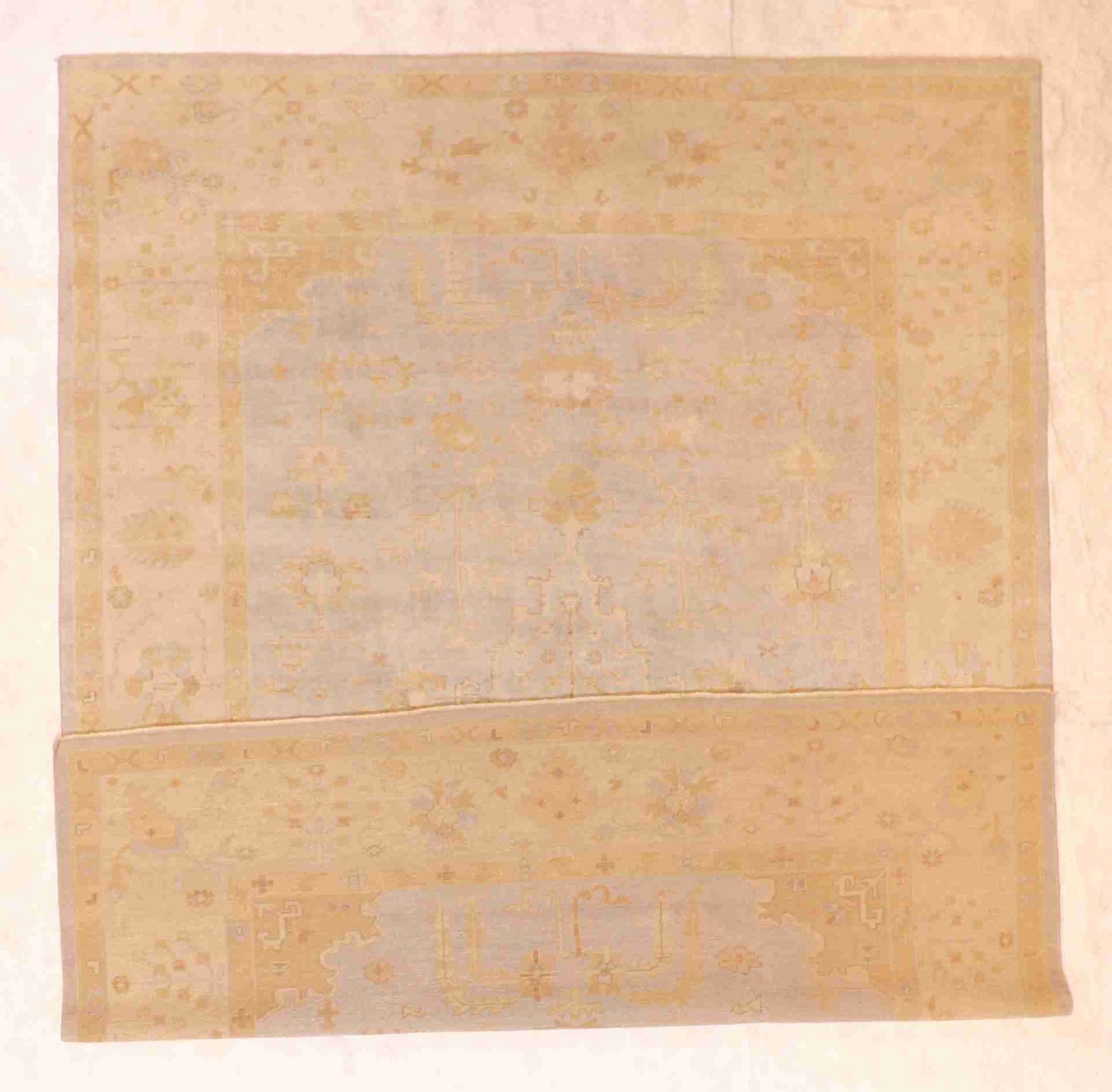 W 9 - L 12 - Serapie Wool Transitional Rectangle - Hand Woven Rug - 58858