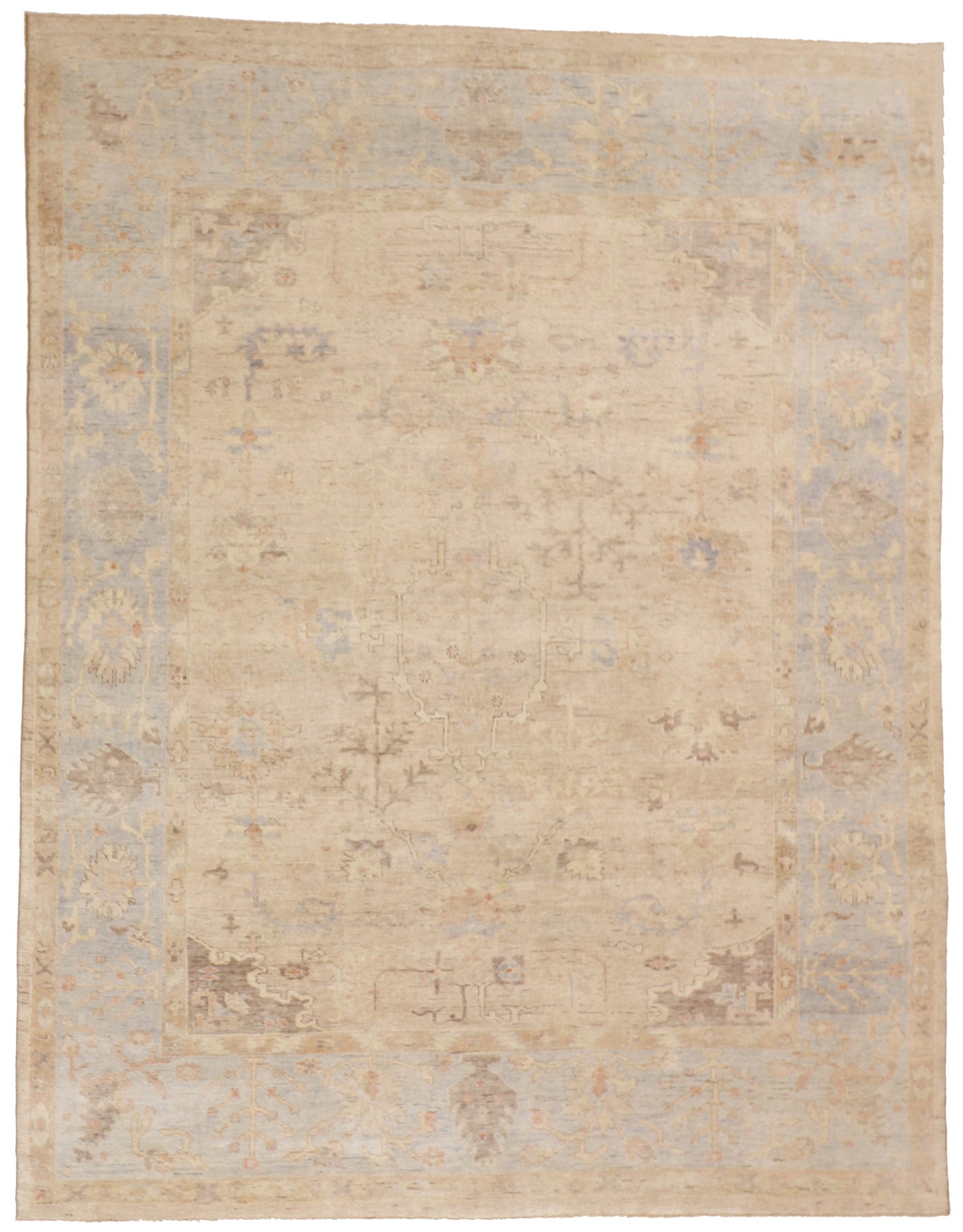 W 8 L 10 Heriz 100% Wool Hand-Woven All-Over Design - 58864