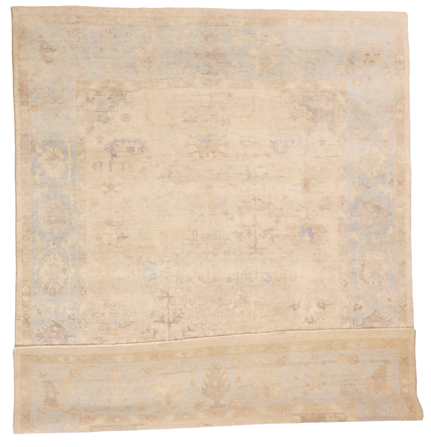 W 8 L 10 Heriz 100% Wool Hand-Woven All-Over Design - 58864
