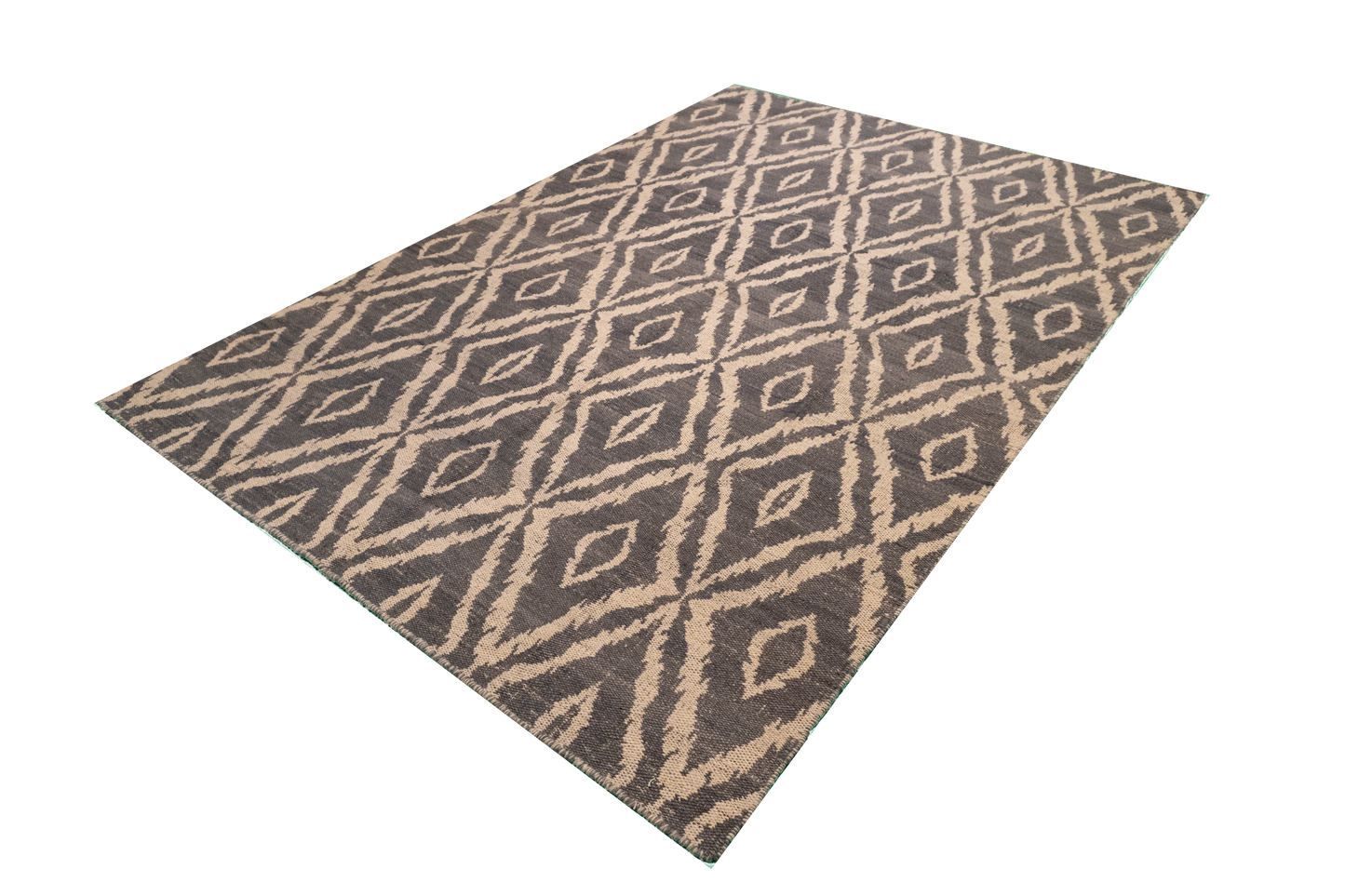 W 5.2 L 7.6 Kilim 100% Wool Hand-Woven All-Over Design - 58888