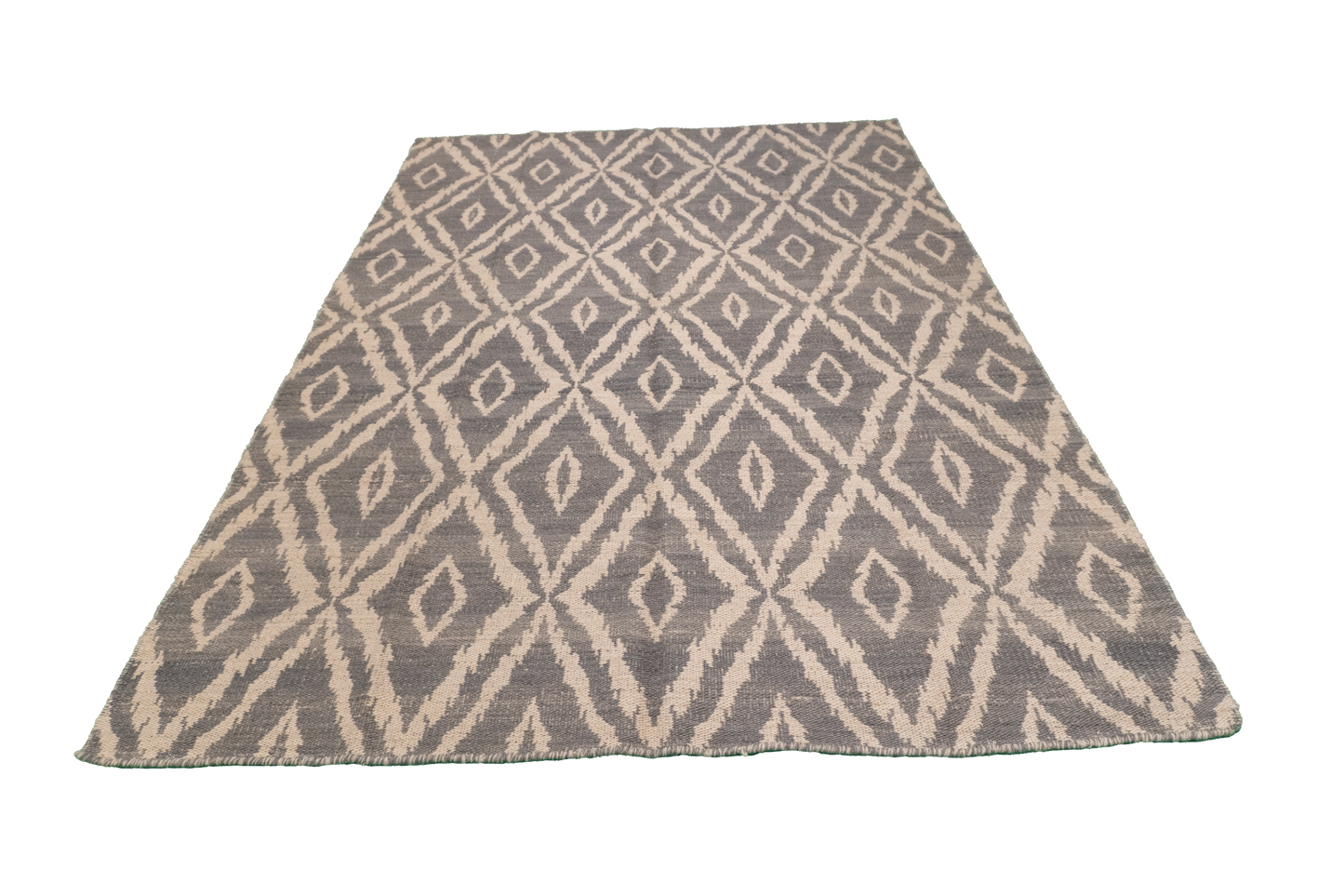 W 5.2 L 7.6 Kilim 100% Wool Hand-Woven All-Over Design - 58888
