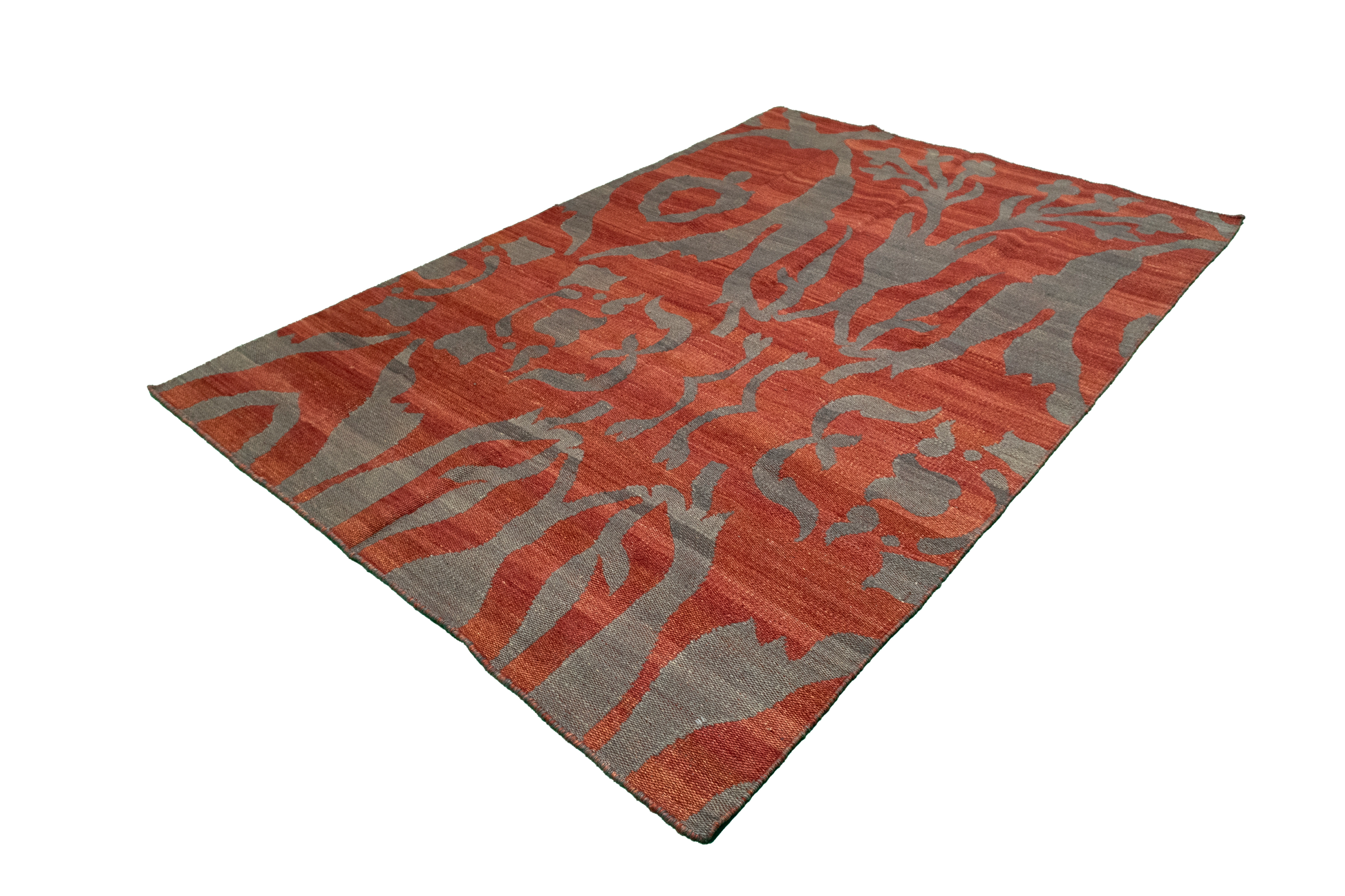 W 5 L 7.5 Kilim 100% Wool Hand-Woven All-Over Design - 58890
