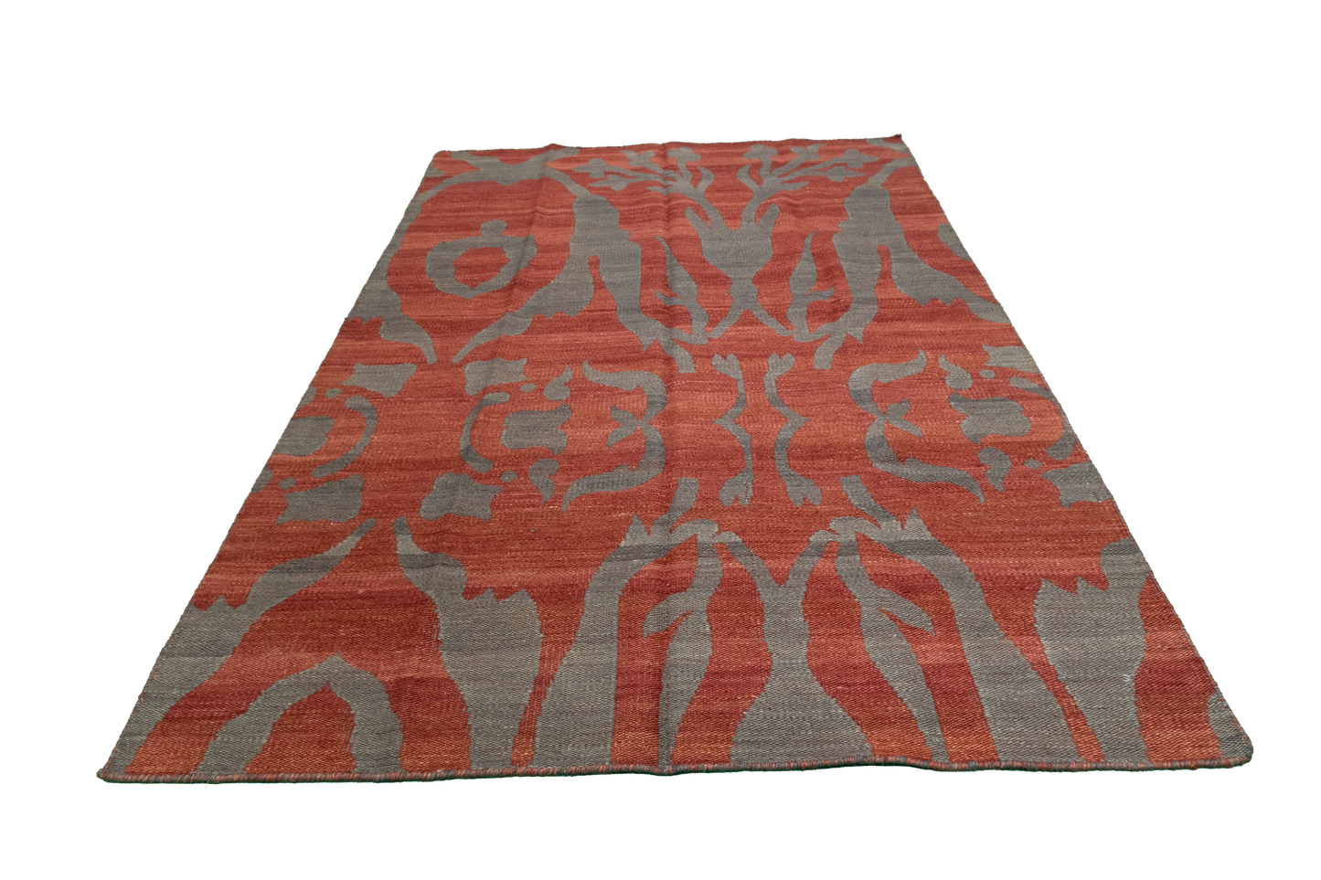 W 5 L 7.5 Kilim 100% Wool Hand-Woven All-Over Design - 58890