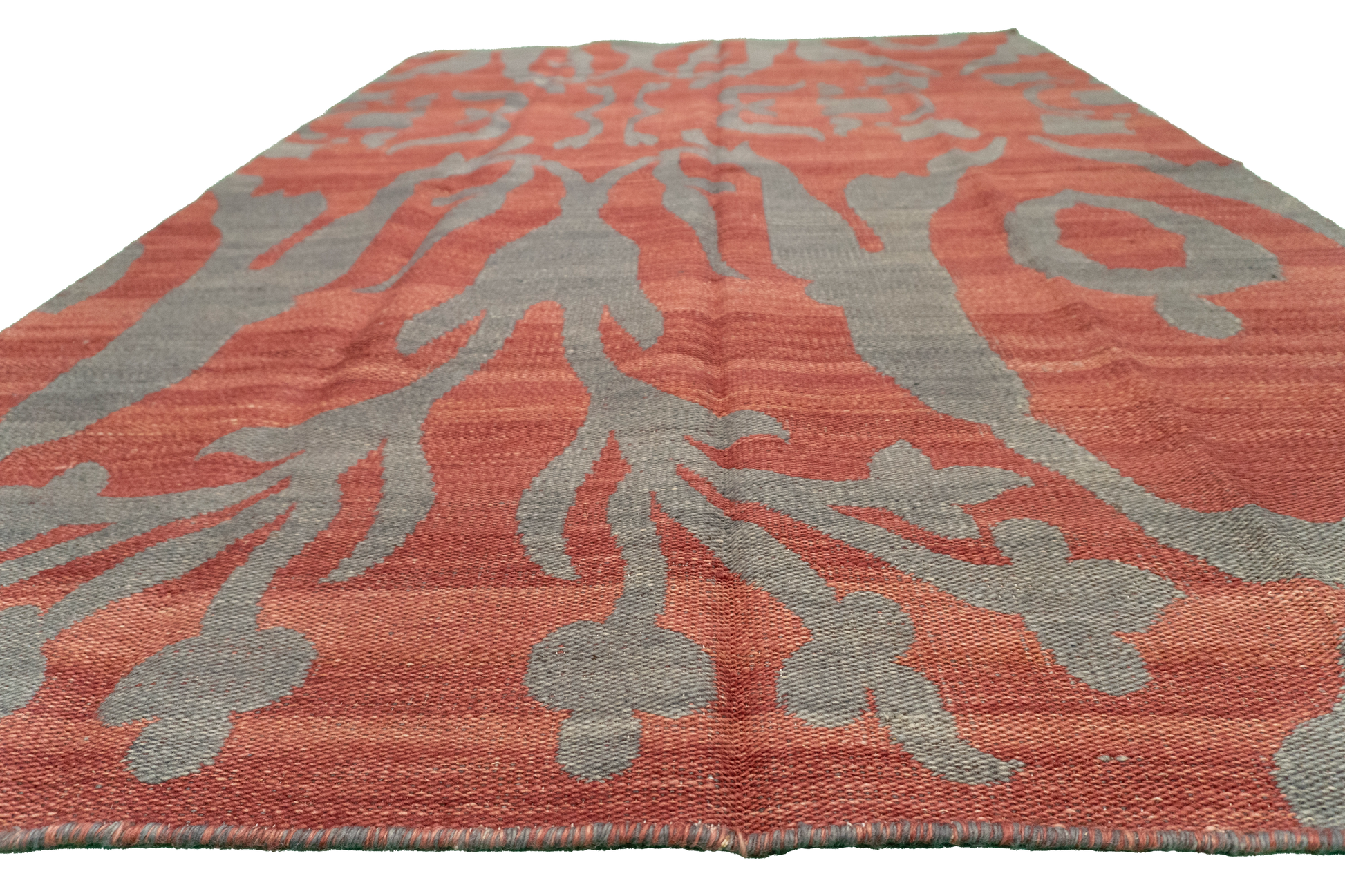 W 5 L 7.5 Kilim 100% Wool Hand-Woven All-Over Design - 58890