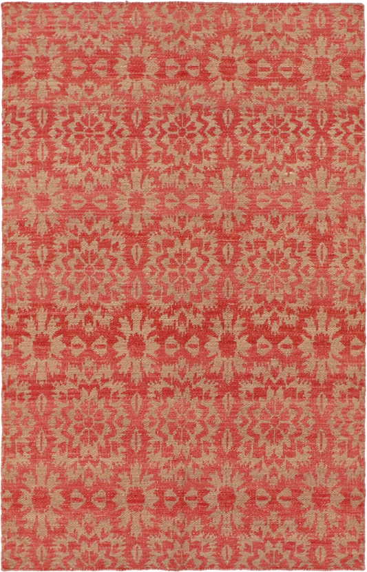 W 3.7 L 5.7 Kilim 100% Wool Hand-Woven All-Over Design - 58892