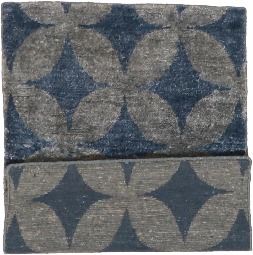 W 2 L 3 Modern 100% Silk Hand-Woven All-Over Design - 58917