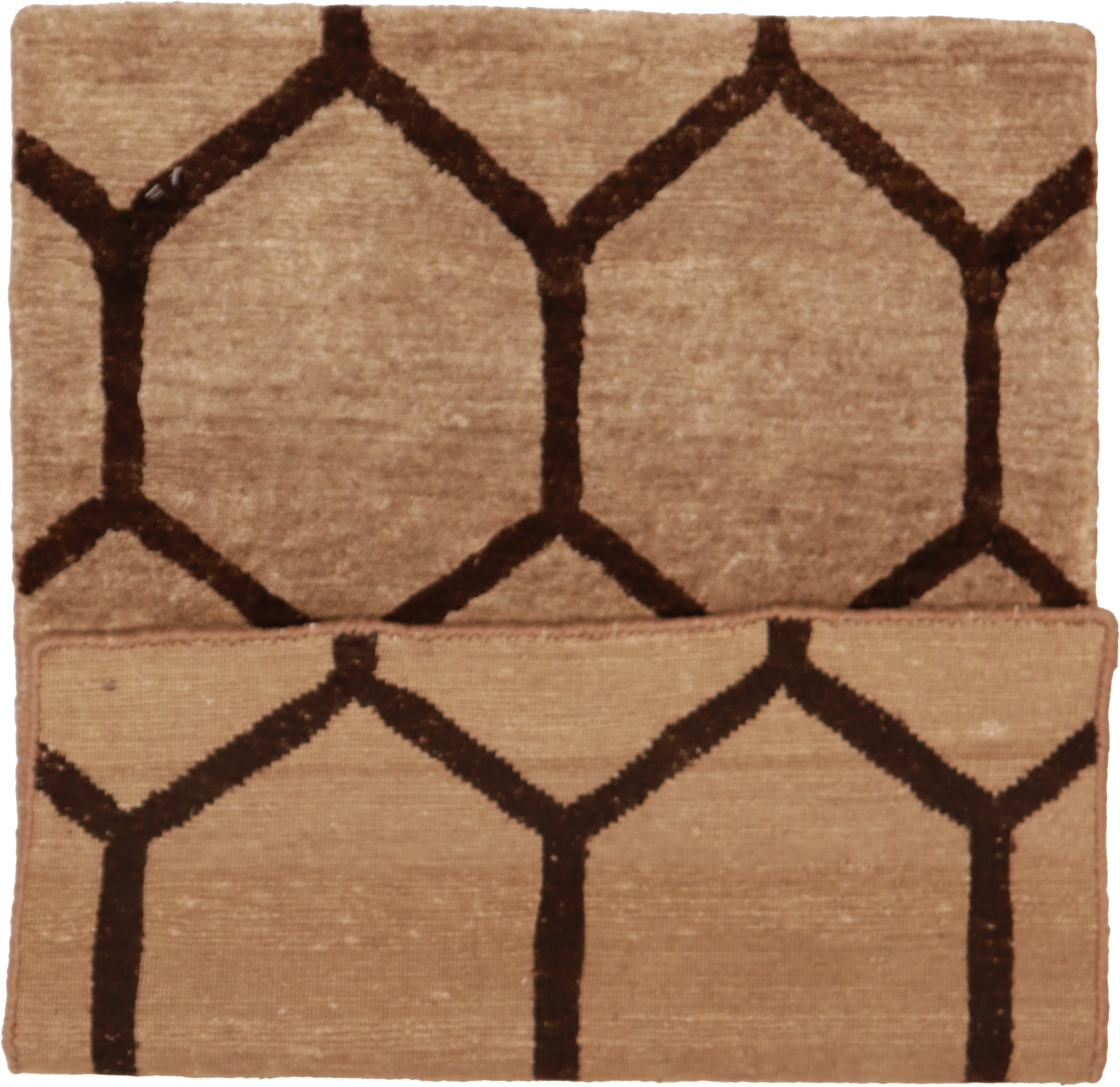 W 2 L 3 Modern 100% Silk Hand-Woven All-Over Design - 58938