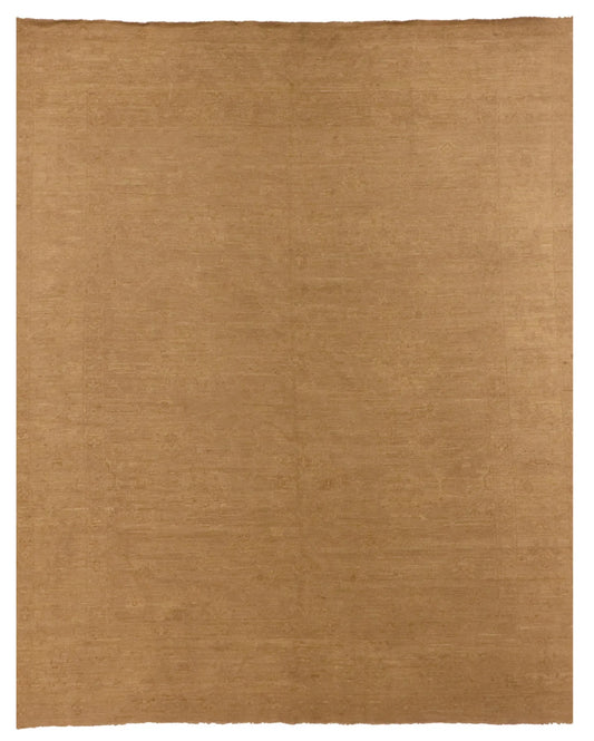 W 8.2 - L 9.9 - Khotan Wool Transitional Rectangle - Finest Hand-Knotted Quality Wool - 58961