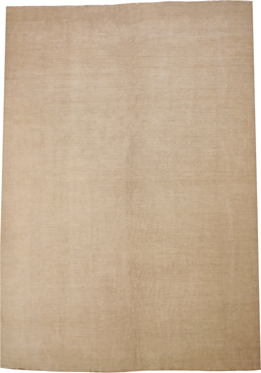 W 9.6 L 13 Kashan 100% Wool Hand-Woven All-Over Design - 58964