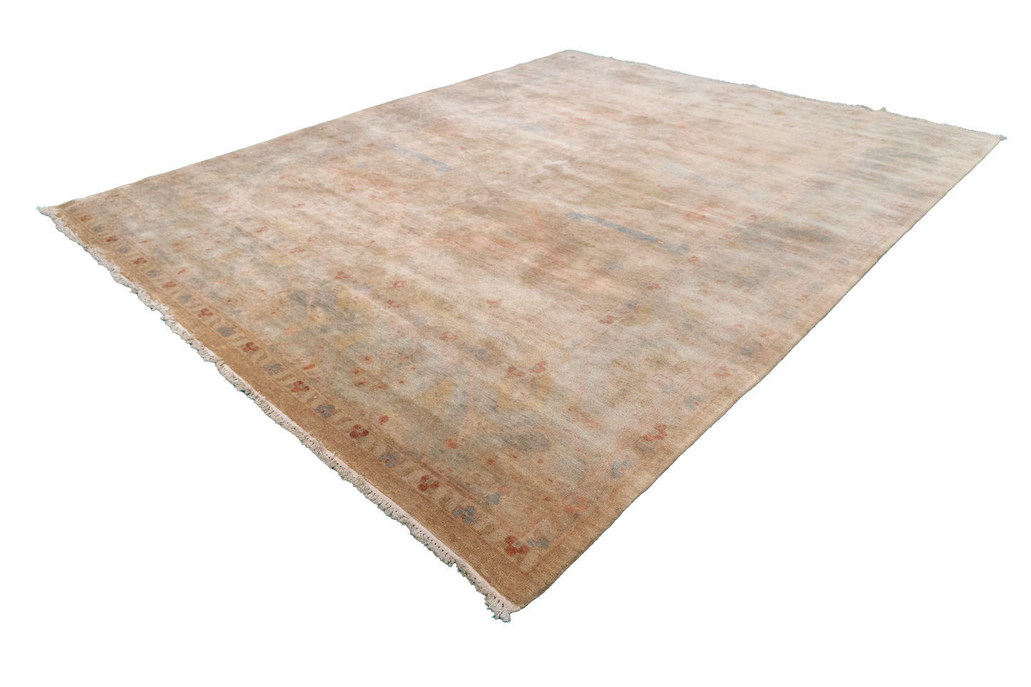 W 8.1 L 9.11 Ziegler 100%Wool Hand-Woven All-Over Design - 58978