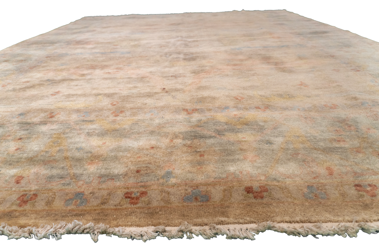W 8.1 L 9.11 Ziegler 100%Wool Hand-Woven All-Over Design - 58978