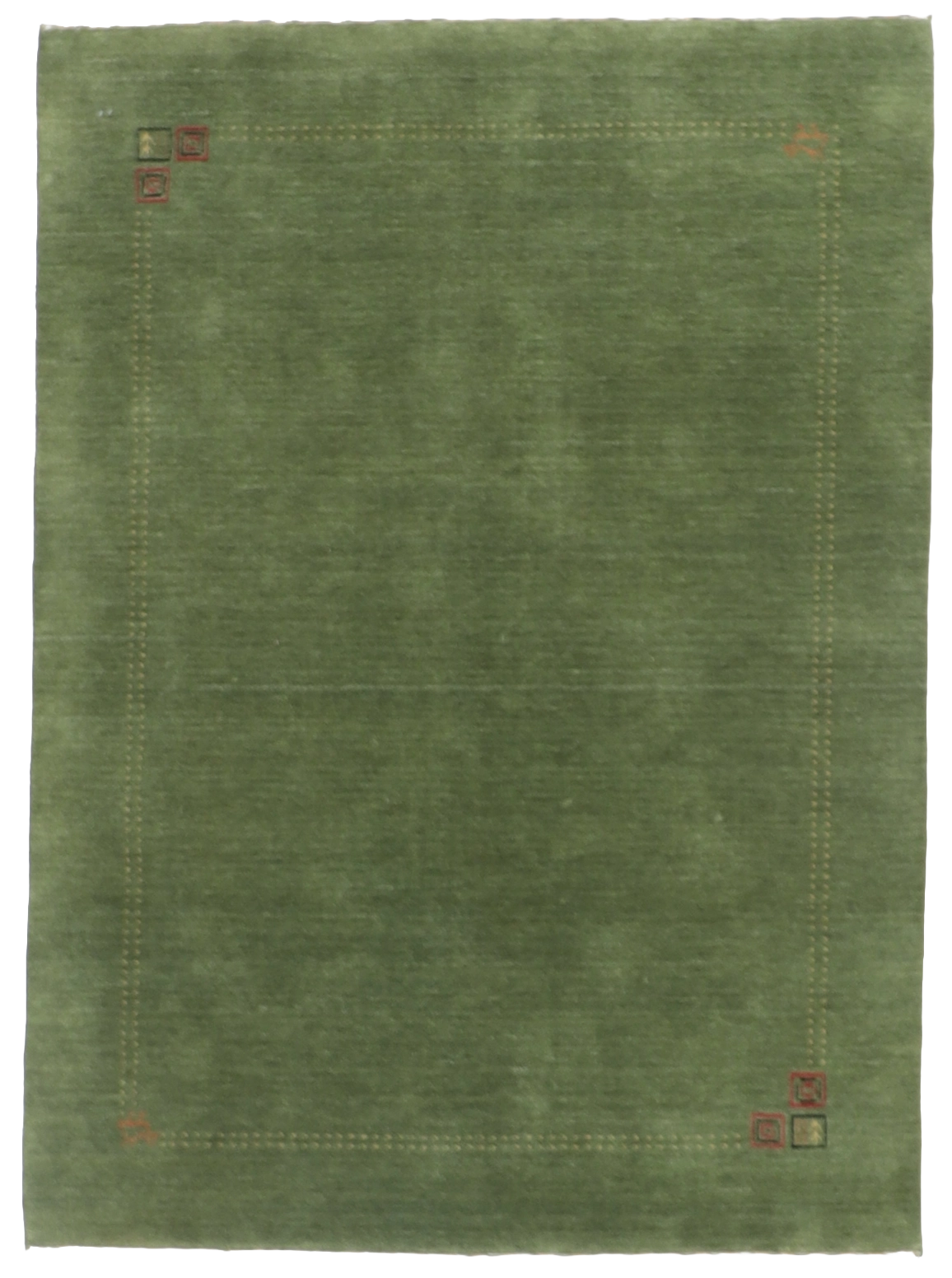 W 4.8 L 6.6 Loribaft 100% Wool Hand-Woven - 59008