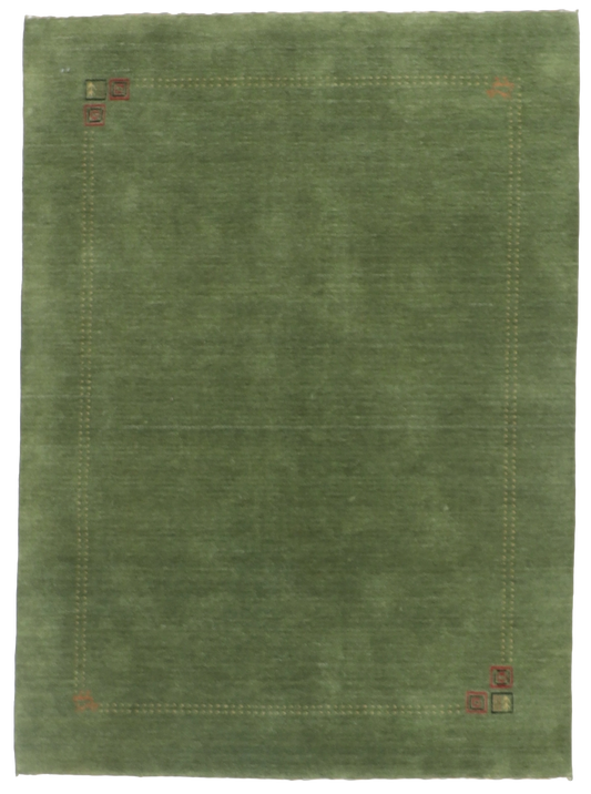 W 4.8 L 6.6 Loribaft 100% Wool Hand-Woven - 59008