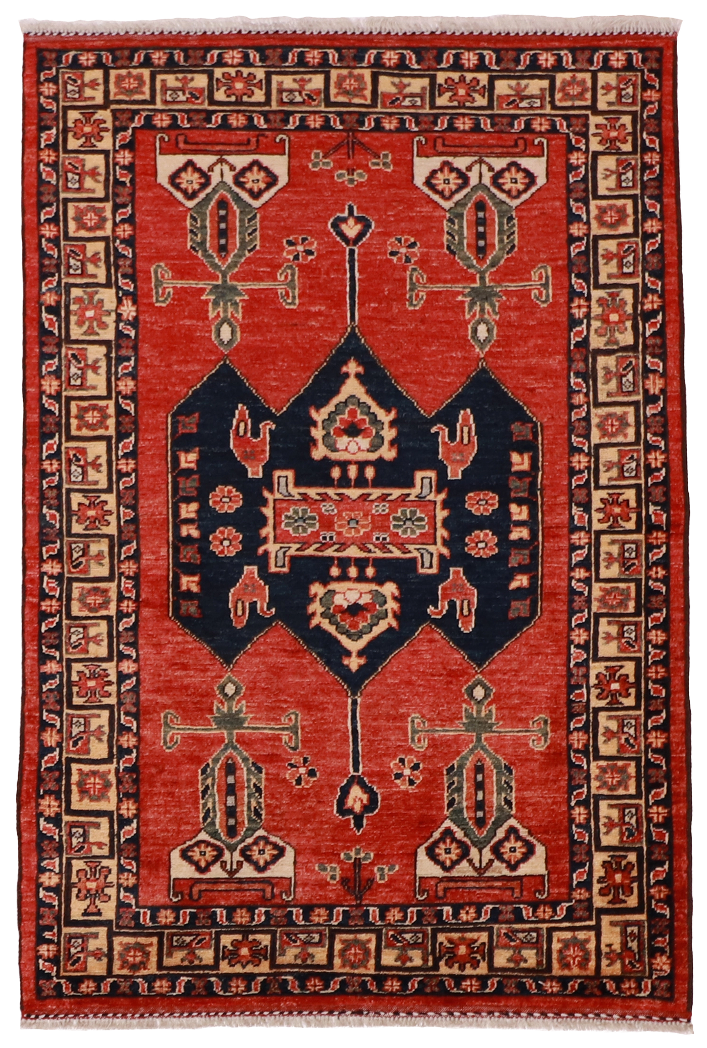 W 3.6 L 5.1 Heriz 100% Wool Hand-Woven - 59249