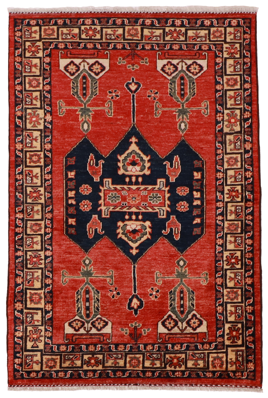 W 3.6 L 5.1 Heriz 100% Wool Hand-Woven - 59249
