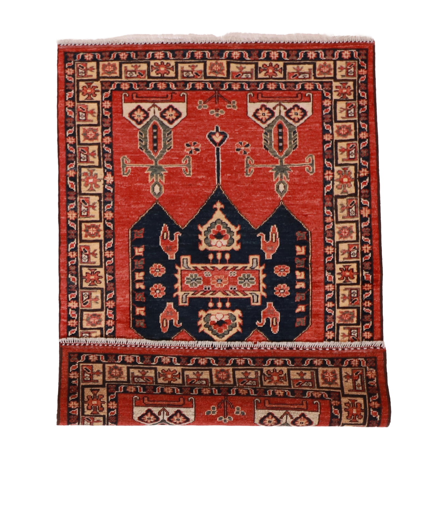 W 3.6 L 5.1 Heriz 100% Wool Hand-Woven - 59249