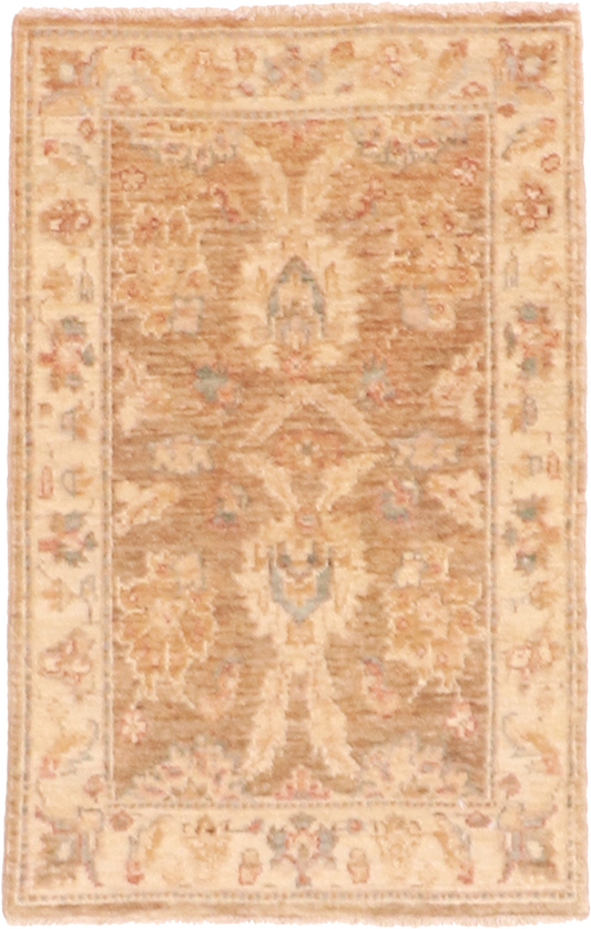 W 2 L 3 Kashan 100% Wool Hand-Woven All-Over Design - 59367