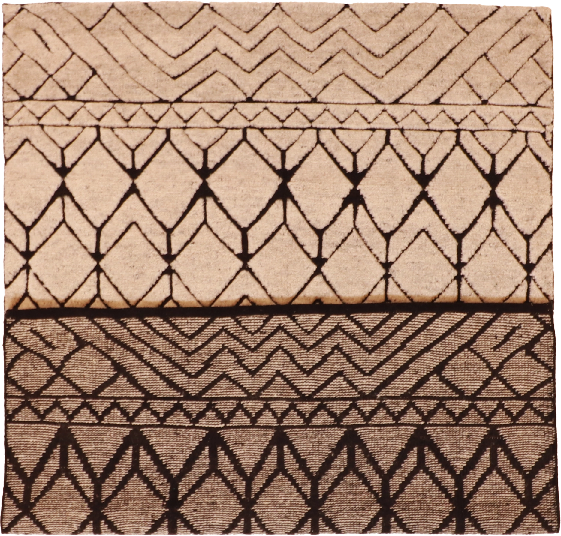 W 5 L 7 Moroccan 100% Wool Hand-Woven All-Over Design - 59463